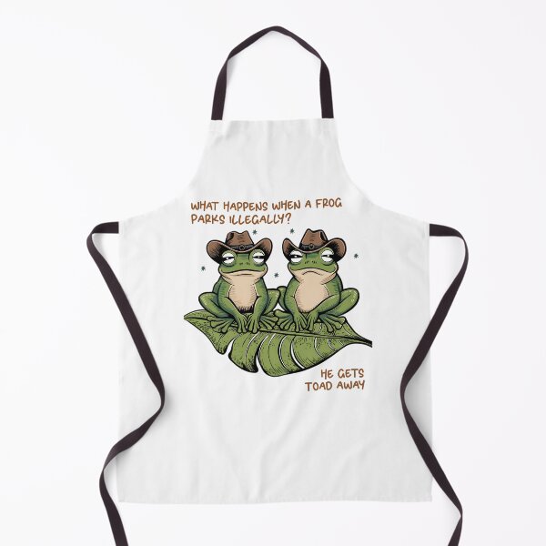 Item preview, Illegal Frog Parking designed and sold by Eclectic Monkey.