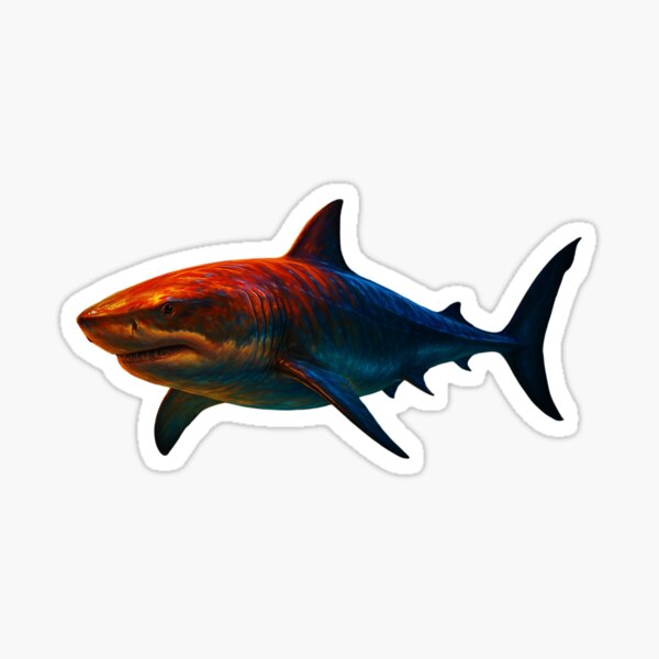 Item preview, Mixed Colorful Shark designed and sold by GloriousArtSKD.