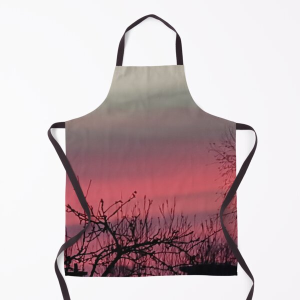 Item preview, Pink sunset behind the treetops designed and sold by Abaj.