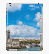 Towers of ancient fortress of La Rochelle France iPad Case/Skin