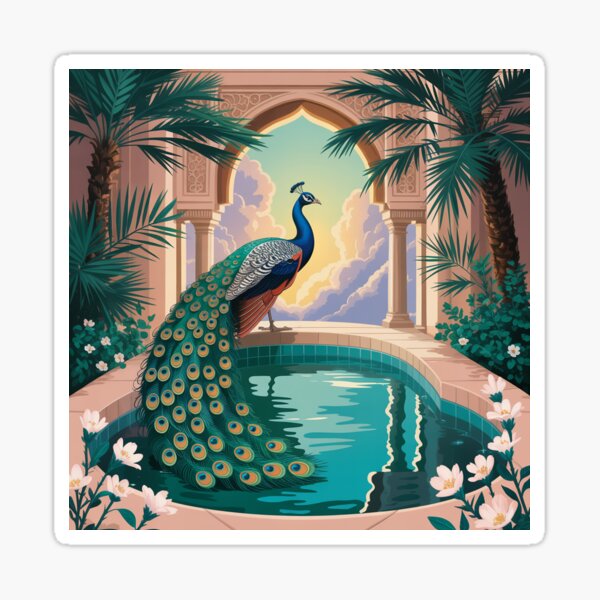 Item preview, А fantastical oasis. designed and sold by Lilashakti ⭐️ ⭐️ ⭐️ ⭐️ ⭐️.