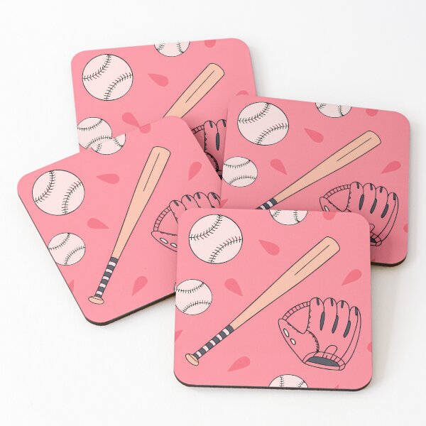 Item preview, Vibrant Pink Baseball Icons in Motion designed and sold by ART ATTACK ZONE.