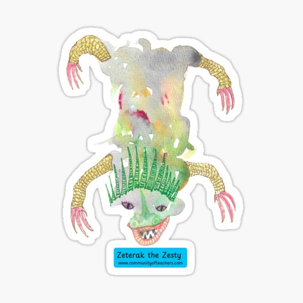 Zeterak the Zesty | Confidence Constellation Creature Sticker Sticker