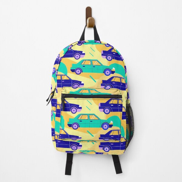 Item preview, Dynamic Colorful Cars in Motion Pattern designed and sold by ART ATTACK ZONE.