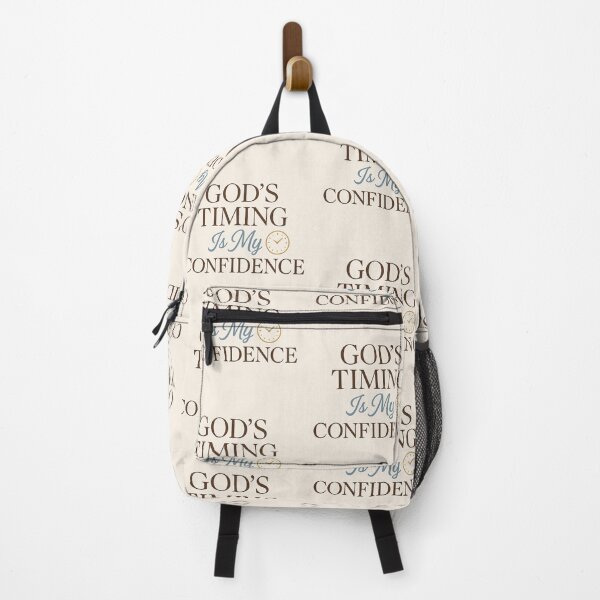 Item preview, God’s Timing Is My Confidence – Minimal Faith-Inspired Design designed and sold by UpliftedandCo.