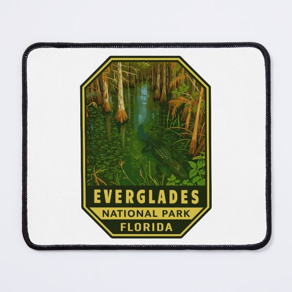 Item preview, Everglades National Park Retro Swamp Wildlife Sticker designed and sold by Ismeal Von.