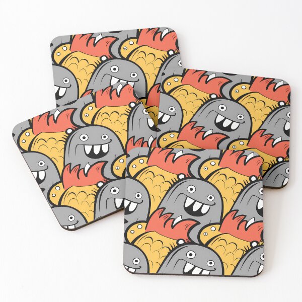 Item preview, Cartoon Creatures Cause Cheeky Chaos Unleashed designed and sold by ART ATTACK ZONE.