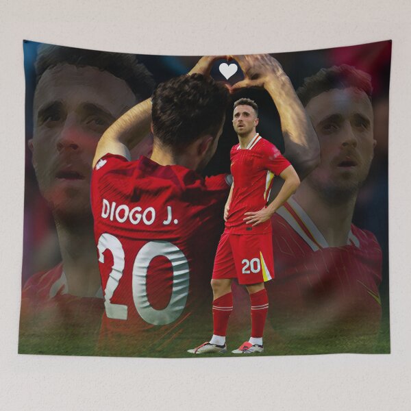 Item preview, Diogo Jota poster designed and sold by Wolagno.