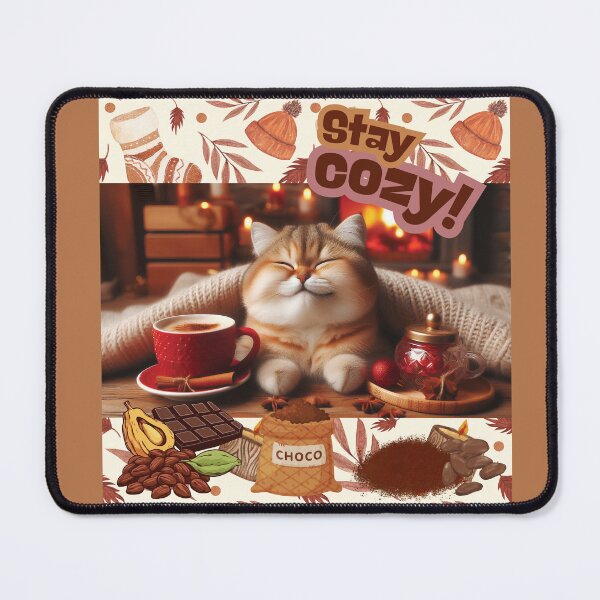 Item preview, Cat Choco Drink- Stay Cozy designed and sold by HappyHavenStu.