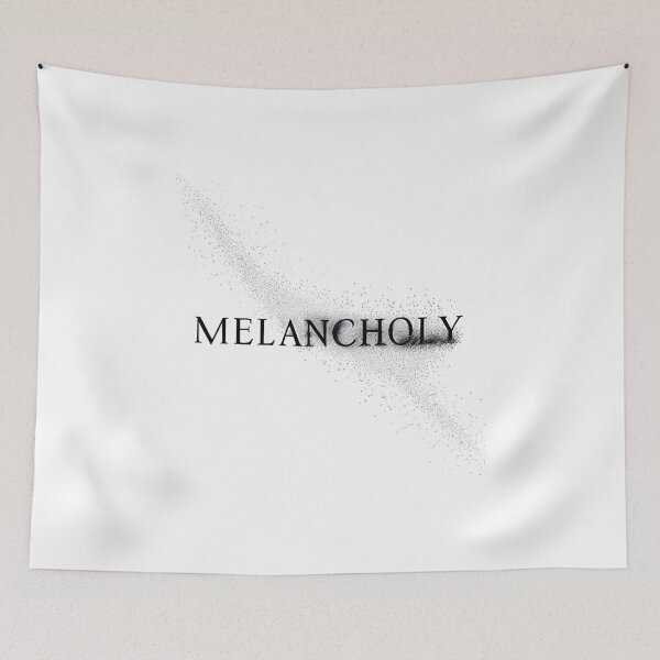 Item preview, MELANCHOLY Fading Word Art  designed and sold by anas006.