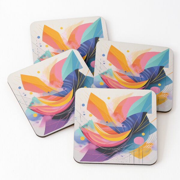Item preview, Abstract Art - Dynamic Shapes designed and sold by Becky-Poppins.