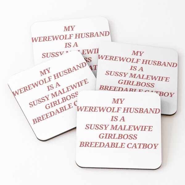 Item preview, My werewolf husband is a sussy malewife girlboss breedable catboy. designed and sold by JokersFactory.