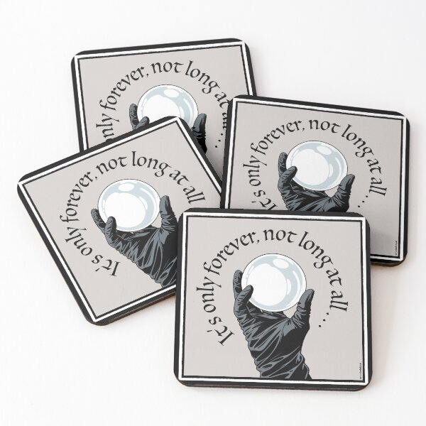 Item preview, It's Only Forever Crystal Ball Illustration designed and sold by orionlodubyal.
