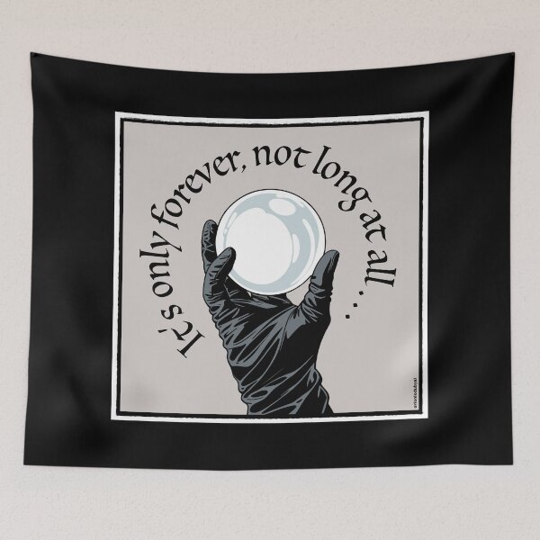 Item preview, It's Only Forever Crystal Ball Illustration designed and sold by orionlodubyal.