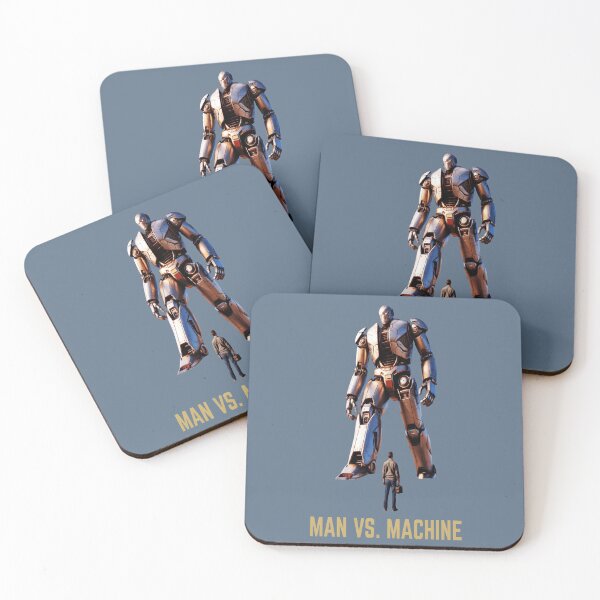 Item preview, MAN VS. MACHINE - Epic Giant Robot & Creator designed and sold by Dakson Design - Fantasy Art.