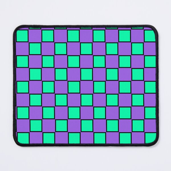 Item preview, Neon Vibes Box Pattern – Cyber Purple & Bright Green designed and sold by thoratsdesign.