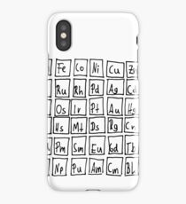 Unique Hand-Drawn Periodic Table Of Elements iPhone Case
