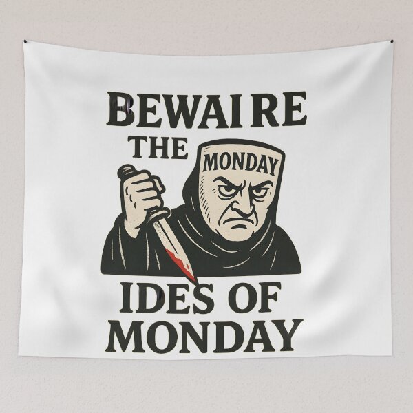 Item preview, Beware the Ides of Monday designed and sold by Uglyandcute.