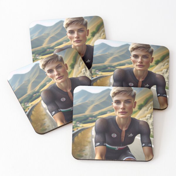 Item preview, “Eyes on the Climb – Power in the Pedals” Triathlon Cycling Motivation Sticker designed and sold by Triathlongram.