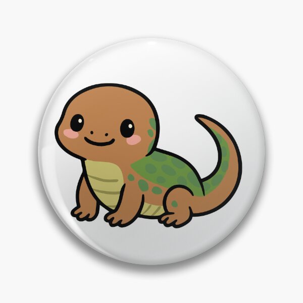 Artikelvorschau, Süßer Eidechsenaufkleber – Kawaii Gecko entworfen und verkauft von EntangledQNTM.