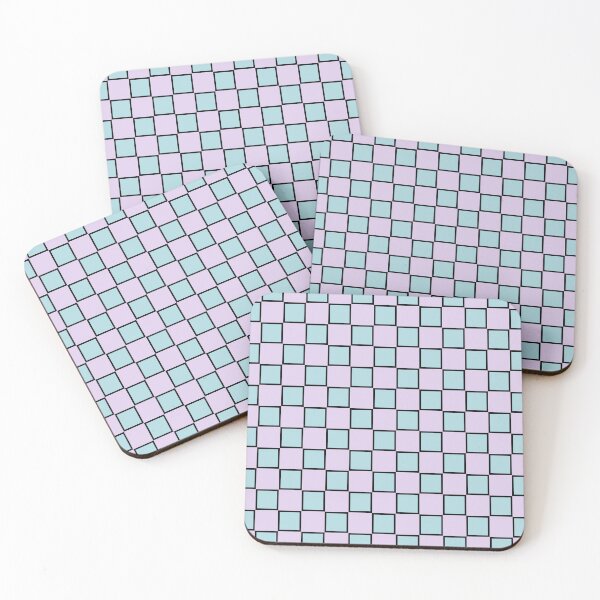 Item preview, Soft Pastel Grid – Lavender and Baby Blue Aesthetic designed and sold by thoratsdesign.
