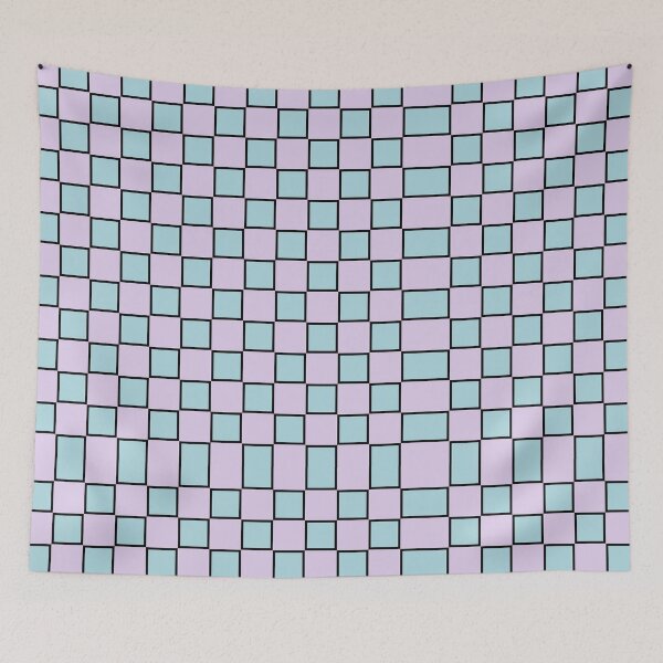 Item preview, Soft Pastel Grid – Lavender and Baby Blue Aesthetic designed and sold by thoratsdesign.