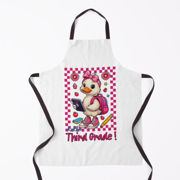 Item preview, Hello Third Grade Girl Duck With Pink Bow Backpack Back To School Art designed and sold by tigger shop.