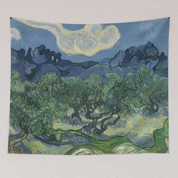 Item preview, Van Gogh Olive Trees with the Alpilles in the Background designed and sold by KAI-Studio.