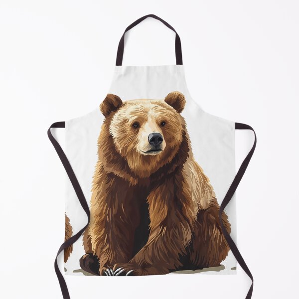Item preview, Warm Portrait of a Teddy Bear designed and sold by MidArtForge.