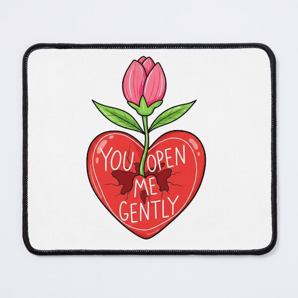 Item preview, You Open Me Gently Heart and Flower designed and sold by Owcomm.