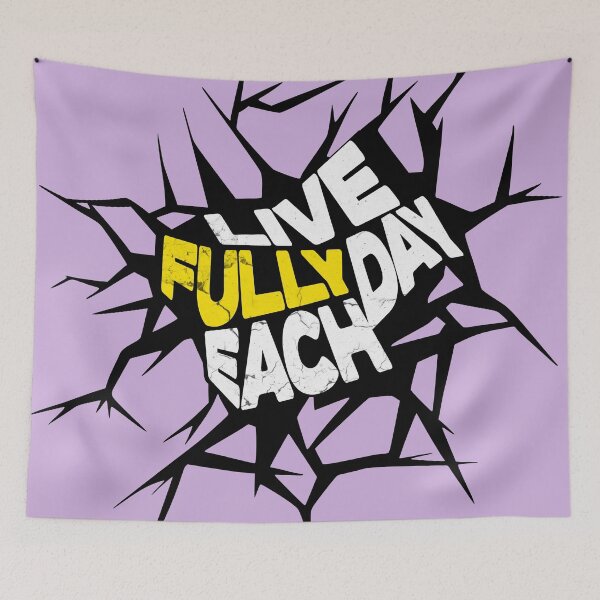 Item preview, Live Fully Each Day — Positive Passion Life Design designed and sold by Lucky Streetwear.