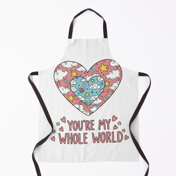 Item preview, You're My Whole World Heart Stars Clouds designed and sold by Owcomm.