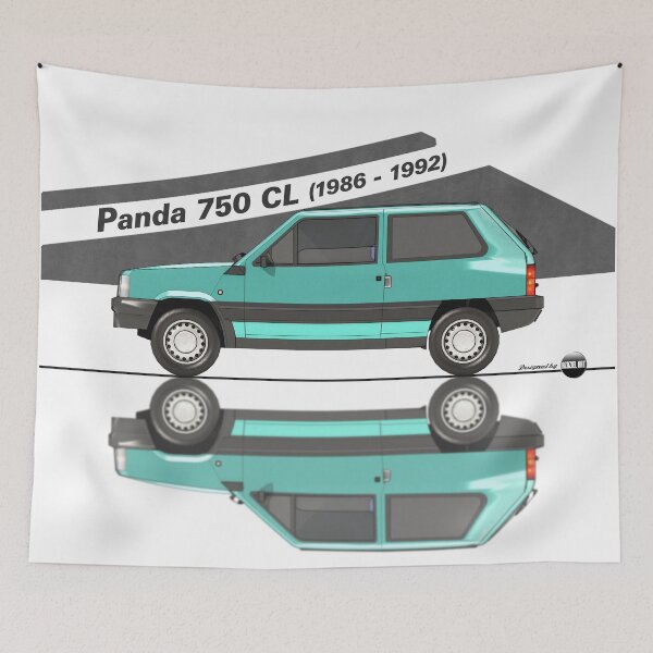 Item preview, Panda 750 CL - 1986 to 1992 (Turchese) Minimal Icon of the 80s  designed and sold by Azaziel.
