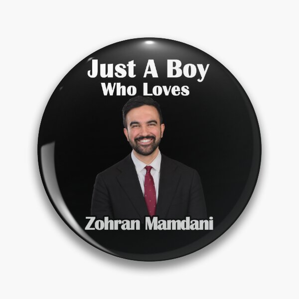 Item preview, Just A Boy Who Loves Zohran Mamdani designed and sold by Beluga Cat.