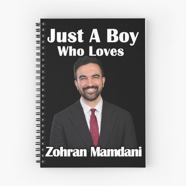 Item preview, Just A Boy Who Loves Zohran Mamdani designed and sold by Beluga Cat.