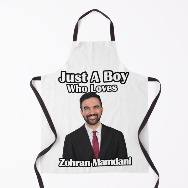 Item preview, Just A Boy Who Loves Zohran Mamdani designed and sold by Beluga Cat.