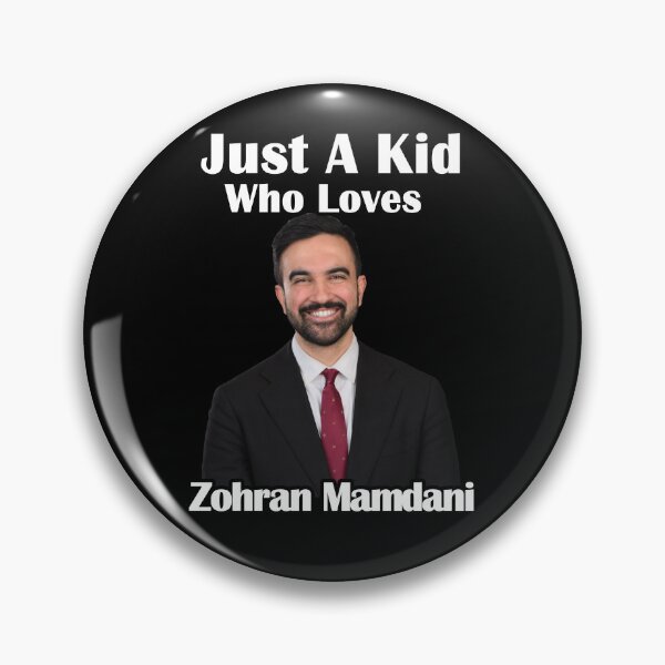 Item preview, Just A Kid Who Loves Zohran Mamdani designed and sold by Beluga Cat.