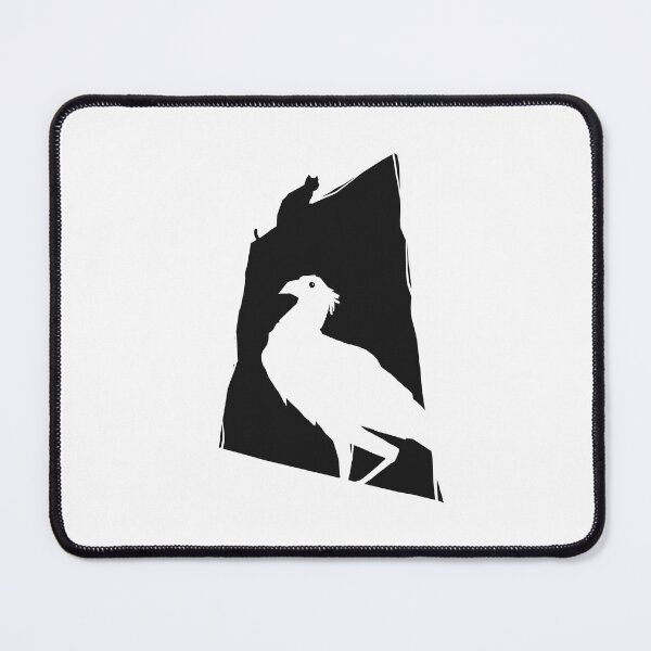 Item preview, The Bird and The Cat, Minimal, Black, Flow Movie designed and sold by FurtherShoreDesigns.