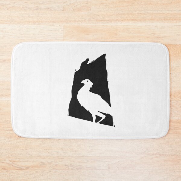 Item preview, The Bird and The Cat, Minimal, Black, Flow Movie designed and sold by FurtherShoreDesigns.