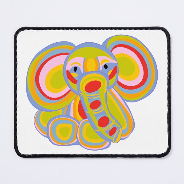 Item preview, Colorful Lollipop Elephant designed and sold by Strawberry Swivel.