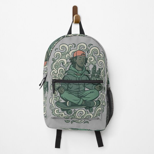 Item preview, Urban Zen Skater Meditation Graffiti Street Art Design designed and sold by Shoot-The-Moon.