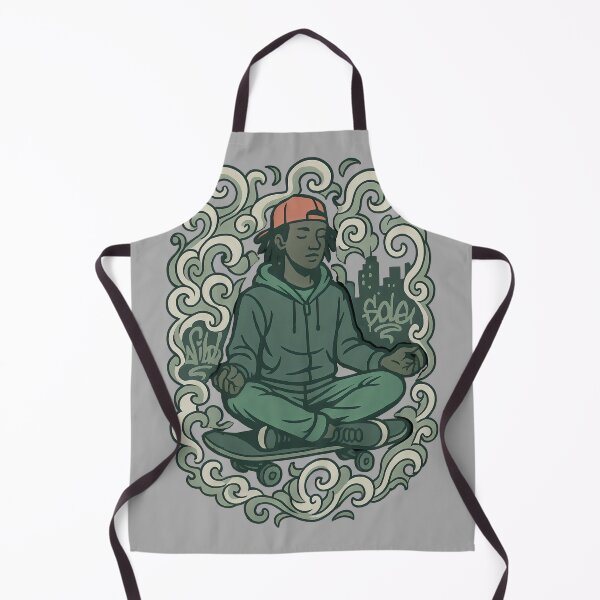 Item preview, Urban Zen Skater Meditation Graffiti Street Art Design designed and sold by Shoot-The-Moon.