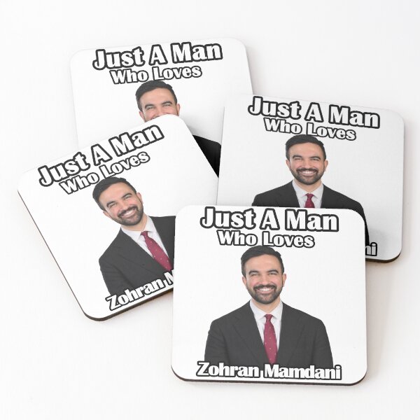 Item preview, Just A Man Who Loves Zohran Mamdani designed and sold by Beluga Cat.