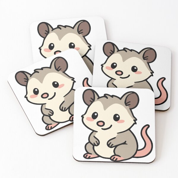 Aperçu de l'œuvre Adorable Possum Art – Design d'animaux de la forêt créée et vendue par EntangledQNTM.
