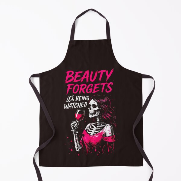Item preview, Skeleton in Pink Dress with Wine Glass Gothic Quote T-Shirt designed and sold by ArtbyJustis.