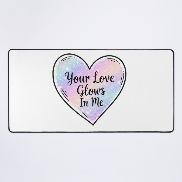 Item preview, Your Love Glows In Me Sparkle Heart designed and sold by Owcomm.
