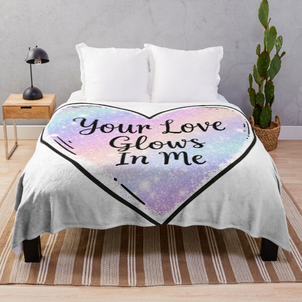Item preview, Your Love Glows In Me Sparkle Heart designed and sold by Owcomm.