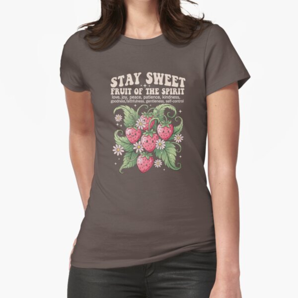 Item preview, Stay Sweet Retro Christian Strawberry Design designed and sold by loccotown168.