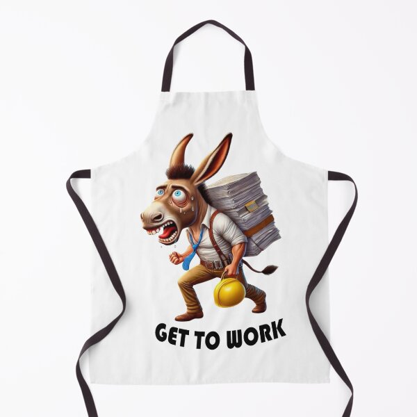 Item preview, I work hard like a donkey, waiting for the weekend. designed and sold by AndrewYoko.
