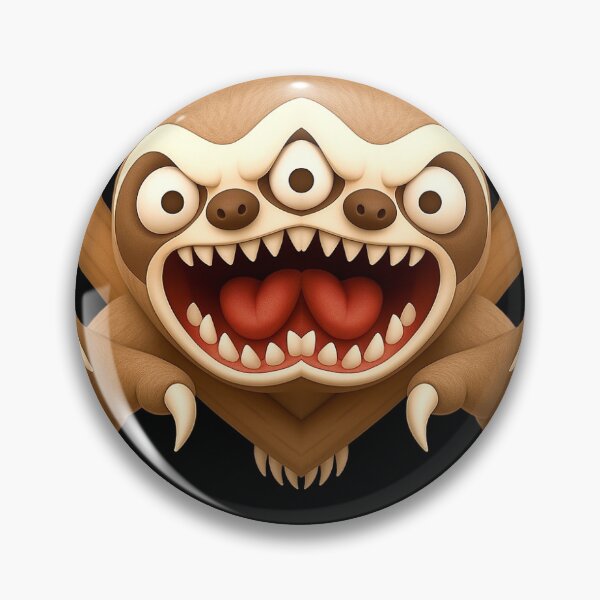 Item preview, Rabid 3D Sloth designed and sold by LOREANDDISORDER.